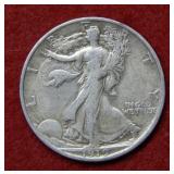 1919 S Walking Liberty Silver Half Dollar