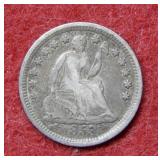 1853 O Seated Liberty Silver Half Dime