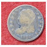 1830 Bust Silver Half Dime