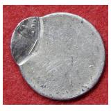 1996 Off Center Punch Jefferson Nickel
