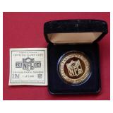 2004 NFL - MN Vikings 24K Overlay Medal