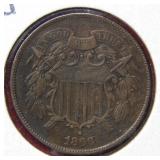 1866 Two Cent Piece
