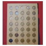 (34) Lincoln Cents back - assorted dates