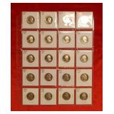 (20) Proof Washington Quarters back to 1968