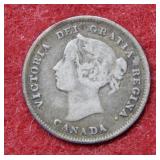 1891 Canada Silver Half Dime