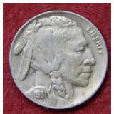 1931 S Buffalo Nickel