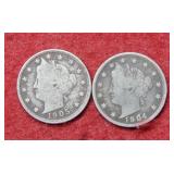 1904-1905 Liberty Head Nickels