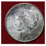 1923 S Peace Silver Dollar Coin