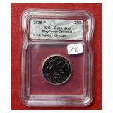 2026 P Mayflower Compact Quarter ICG Gem UNC