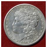 1902 S Morgan Silver Dollar Coin