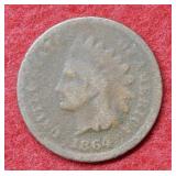 1864 L Indian Head Cent
