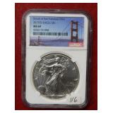 2017(S) Silver Eagle 1oz NGC MS69
