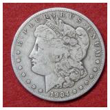 1904 S Morgan Silver Dollar Coin