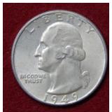 1949 Washington Silver Quarter
