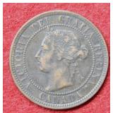 1898 H Canada Large Cent