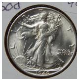 1940 S Walking Liberty Silver Half Dollar Coin