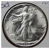 1939 Walking Liberty Silver Half