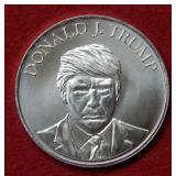 1oz .999 Trump & Presidential Seal Silver Round