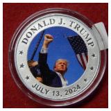 Trump Fight Fight Fight 1oz .999 Silver Round