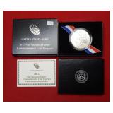 2012 Star Spangled Banner $1 UNC Silver Dollar
