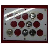 (5) Proof Franklin Halves with free holder