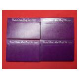 1987- 88 -89 -1990 US Proof Sets