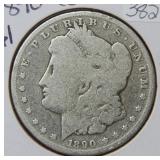1890 CC Morgan Silver Dollar Coin