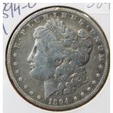 1894 O Morgan Silver Dollar Coin