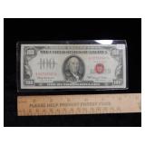 1968 $100 United States Note - Red Seal