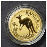 2024 Australia 1/10oz .999 Gold Kangaroo Coin