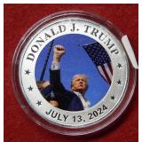 1oz .999 Silver Round - Tump Fight Fight Fight