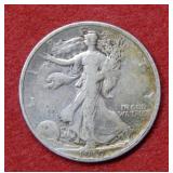 1919 Walking Liberty Silver Half Dollar Coin