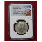 1967 Silver Kennedy Half NGC BU- Vegas Strip Hoard