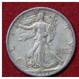 1933 S Walking Liberty Silver Half
