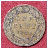 1886 Canada Large Cent
