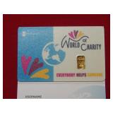 .10gram .9999 Fine Gold Bullion