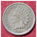 1861 Indian Head Cent