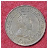 1903 Canada Large Cent - brown