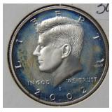 2002 S Kennedy Silver Half