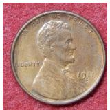 1911 S Lincoln Wheat Cent
