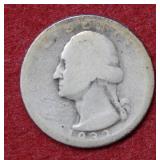 1932 D Washington Silver Quarter