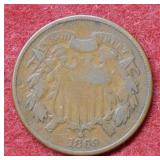 1869 Two Cent Piece