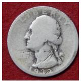 1932 S Washington Silver Quarter