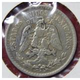 1921 Mexico 50 Centavos Coin