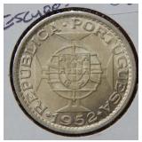 1952 Mozambique 20 Escu