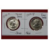 1979 Near & Far Date Susan B Anthony Dollars ^^^