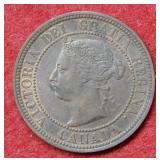1882 Canada Large Cent