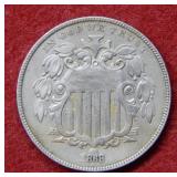 1868 Shield Nickel