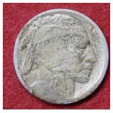 1915 D Buffalo Nickel - chemically treated date