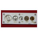 1956 US Silver Mint Set in free private holder
